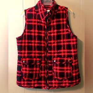Plaid Vest
